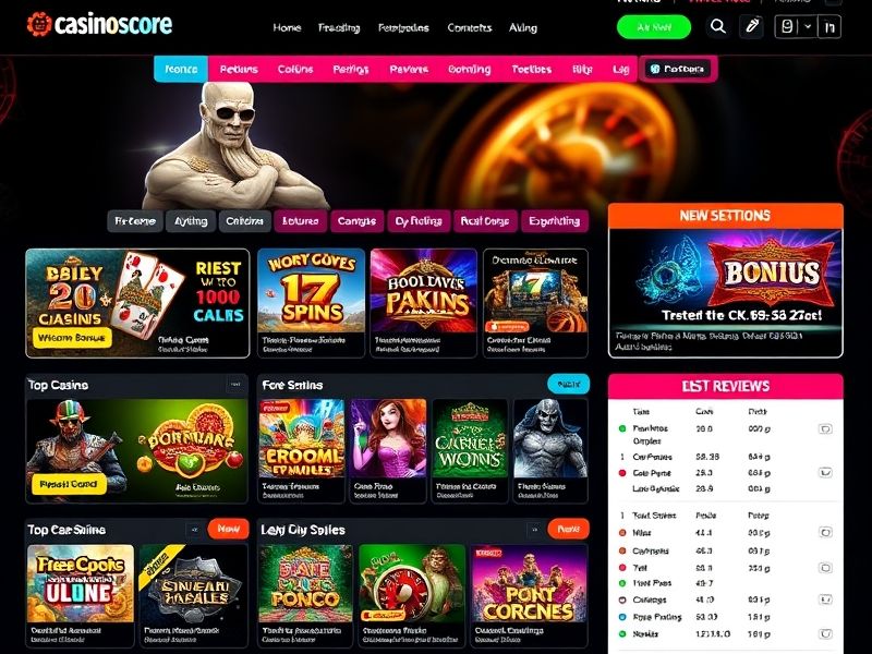 Discover the ultimate guide to online gambling at CasinoScore. Explore expert reviews, rankings, and player insights to find top-rated casinos, thrilling games, and the best bonuses for your gaming journey.